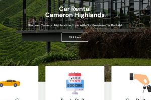 syah car rental cameron highland pahang