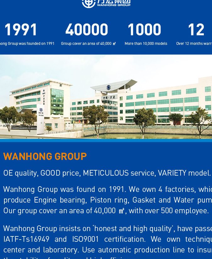 wan hong auto parts supplier